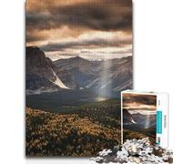 Jigsaw Puzzle1000 Pieces Banff National Park Perfect Decoration Art Work Gift for And from 14 Years And over (size 38x26cm)