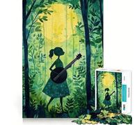 Jigsaw Puzzle1000 Pieces Banjo Rhythms Seamless Cut Game Mind Game Gift Casual Play Game Christmas Home Art (50x75cm)