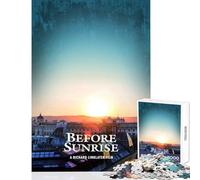 Jigsaw Puzzle1000 Pieces Before Sunrise Jigsaw Puzzles for Adults Stress Reliever Difficult And Challenge Addictive Toys to Cultivate Patience (50x75cm)