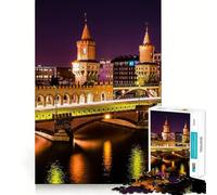 Jigsaw Puzzle1000 Pieces Berlin City Seamless Cut Game Mind Game Gift Casual Play Game Christmas Home Art (38x52cm)