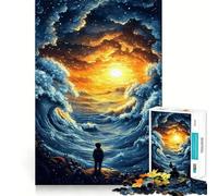 Jigsaw Puzzle1000 Pieces Beyond Horizon Smooth Joint Fun Logic Thinking Play Casual Game Time Christmas Fun Gift (38x26cm)