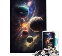 Jigsaw Puzzle1000 Pieces Beyond The Milky Way Brain Intelligence Challenge Addictive Toys Hands-on Game Birthday Present Secret Santa Gifts (Size 75x50cm)