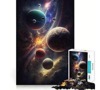 Jigsaw Puzzle1000 Pieces Beyond The Milky Way Smooth Joint Fun Logic Thinking Play Casual Game Time Christmas Fun Gift (38x52cm)