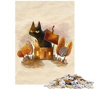 Jigsaw Puzzle1000 Pieces Big Cat Educational Challenge But Fun And Humorous Anti-Stress Toys for Ages 14 And over (50x75cm)