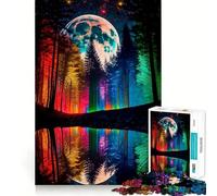 Jigsaw Puzzle1000 Pieces Big Moon Smooth Joint Fun Logic Thinking Play Casual Game Time Christmas Fun Gift (50x75cm)