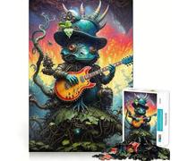 Jigsaw Puzzle1000 Pieces Biopunk Dino Folk Concert Smooth Joint Fun Logic Thinking Play Casual Game Time Christmas Fun Gift (50x75cm)