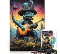 Jigsaw Puzzle1000 Pieces Biopunk Dinosaur Serenades Smooth Joint Fun Logic Thinking Play Casual Game Time Christmas Fun Gift (38x26cm)