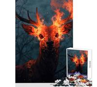 Jigsaw Puzzle1000 Pieces Blaze of Glory Puzzles for Teenagers Difficult Hard Challenging To Complete Challenging Game Gifts (50x75cm)