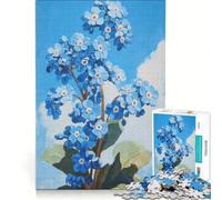 Jigsaw Puzzle1000 Pieces Bloom in Forget-Me-Nots, Toy Wall Decor, Birthday Present, Unique Gifts for Birthday And Christmas 38x52cm