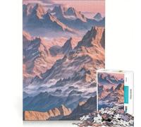 Jigsaw Puzzle1000 Pieces Blossoms Beneath Majestic Peaks, Toy Wall Decor, Birthday Present, Unique Gifts for Birthday And Christmas 50x75cm
