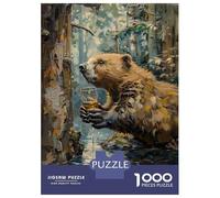 Jigsaw Puzzle1000 Pieces Bober Kurwa Painting Adult Jigsaw Puzzle Hands-on Game For Family Fun Unique Gifts for Birthday And Christmas 38x26cm/1000pcs