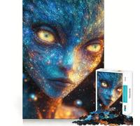 Jigsaw Puzzle1000 Pieces Celestial Oracle︰ The Cosmic Witness Fine Edge Craft Smart Mind Activity Relax Game Play Christmas Fun Gift (38x26cm)