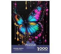 Jigsaw Puzzle1000 Pieces Colorful Butterfly Wall Art-2 Puzzle for Adults Anti-Stress Toys Perfect Decoration Unique Gifts for Birthday And Christmas 38x26cm/1000pcs
