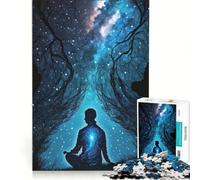 Jigsaw Puzzle1000 Pieces Cosmic Connection, Brain Teaser Game, Train Your Brain And Hands, Suitable for Desktop Decoration 38x26cm
