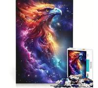 Jigsaw Puzzle1000 Pieces Cosmic Eagles Flight, Brain Teaser Game, Train Your Brain And Hands, Suitable for Desktop Decoration 38x52cm