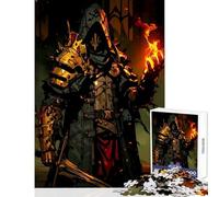 Jigsaw Puzzle1000 Pieces Darkest Dungeon Paladin Jigsaw Puzzles for Adults Family Activities Train Your Brain And Hands Stress Reduction Gifts (50x75cm)