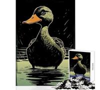 Jigsaw Puzzle1000 Pieces Doomsday Duck Puzzles for Teenagers Difficult Hard Challenging To Complete Challenging Game Gifts (38x52cm)