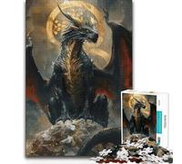 Jigsaw Puzzle1000 Pieces Dragon of Redemption Perfect Decoration Art Work Gift for And from 14 Years And over (size 38x26cm)