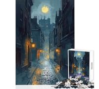 Jigsaw Puzzle1000 Pieces Edinburgh by Moonlight Home Decoration Toys Great Gift for Games Hands-on Game Difficult And Challenge Size 50x75cm
