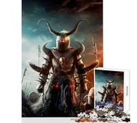 Jigsaw Puzzle1000 Pieces Evil Knight Educational Toy Great Gift for Games Family Game Improving Love between Couples Size 38x52cm