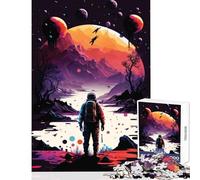 Jigsaw Puzzle1000 Pieces Experience Alien Worlds Puzzles for Teenagers Hand Speed Race for Birthday, Chrismas Brain Intelligence Challenge Addictive Toys (50x75cm)