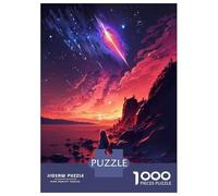 Jigsaw Puzzle1000 Pieces Galactic Sunset Landscape Adult Jigsaw Puzzle Hands-on Game For Family Fun Unique Gifts for Birthday And Christmas 70x50cm/1000pcs