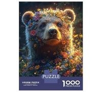Jigsaw Puzzle1000 Pieces Golden Countryside Escape - Naïf Rural Bicycle Art Adult Jigsaw Puzzle Anti-Stress Toys Staycation Kill Time Unique Gifts for Birthday And Christmas 52x38cm/1000pcs