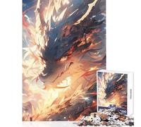 Jigsaw Puzzle1000 Pieces Greatest Dragon Anime Jigsaw Puzzles for Adults Stress Reliever Difficult And Challenge Addictive Toys to Cultivate Patience (50x75cm)