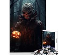 Jigsaw Puzzle1000 Pieces Haunting Scarecrow Jigsaw Puzzles for Adults Family Activities Train Your Brain And Hands Stress Reduction Gifts (38x52cm)