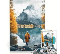 Jigsaw Puzzle1000 Pieces Lakeside Majesty Relax Games Decompressing Intellectual Artists' Collection Fine Arts 50x75cm