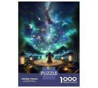 Jigsaw Puzzle1000 Pieces Magical Cosmic Gate Painting Puzzle for Adults Anti-Stress Toys Perfect Decoration Unique Gifts for Birthday And Christmas 38x26cm/1000pcs