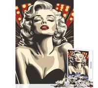 Jigsaw Puzzle1000 Pieces Marilyn Monroe Pop Art Home Decoration Toys Great Gift for Games Hands-on Game Difficult And Challenge Size 50x75cm