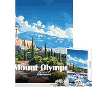 Jigsaw Puzzle1000 Pieces Mount Olympus Greece Educational Toy Great Gift for Games Family Game Improving Love between Couples Size 50x75cm