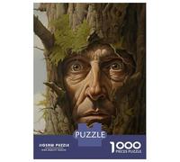 Jigsaw Puzzle1000 Pieces Nature's Face Tree Spirit Artwork Puzzle for Adults Anti-Stress Toys Perfect Decoration Unique Gifts for Birthday And Christmas 38x26cm/1000pcs