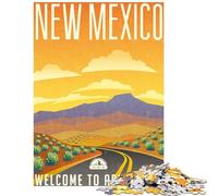 Jigsaw Puzzle1000 Pieces New Mexico Jigsaw Puzzles for Adults Family Activities Train Your Brain And Hands Stress Reduction Gifts (38x52cm/1000pcs)
