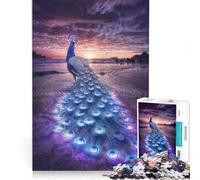 Jigsaw Puzzle1000 Pieces Peacocks Paradise, Relax Games, Decompressing Intellectual, Artists' Collection, Fine Arts 38x26cm