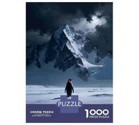 Jigsaw Puzzle1000 Pieces Penguin in Snowy Mountains Adult Jigsaw Relaxing Games Staycation Kill Time Unique Gifts for Birthday And Christmas 38x26cm/1000pcs