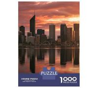 Jigsaw Puzzle1000 Pieces Perth Australia Adult Jigsaw Puzzle Hands-on Game For Family Fun Unique Gifts for Birthday And Christmas 70x50cm/1000pcs
