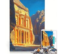 Jigsaw Puzzle1000 Pieces Petra Treasury, Relax Games, Decompressing Intellectual, Artists' Collection, Fine Arts 50x75cm
