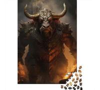 Jigsaw Puzzle1000 Pieces Powerful Demon Warrior Artwork Puzzle for Adults Anti-Stress Toys Perfect Decoration Unique Gifts for Birthday And Christmas 70x50cm/1000pcs