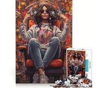 Jigsaw Puzzle1000 Pieces Queen of Music Toy Wall Decor Fun at Home Activities Artists Collection Fine Art 50x75cm