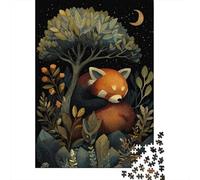 Jigsaw Puzzle1000 Pieces Red Panda Wall Art Print-1 Adult Jigsaw Puzzle Anti-Stress Toys Staycation Kill Time Unique Gifts for Birthday And Christmas 52x38cm/1000pcs