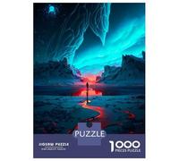 Jigsaw Puzzle1000 Pieces Red Sun Antarctica Adult Jigsaw Puzzle Hands-on Game For Family Fun Unique Gifts for Birthday And Christmas 52x38cm/1000pcs