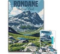 Jigsaw Puzzle1000 Pieces Rondane National Park Perfect Decoration Art Work Gift for And from 14 Years And over (size 38x26cm)