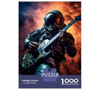 Jigsaw Puzzle1000 Pieces Space Guitarist in Action Puzzle for Adults Anti-Stress Toys Perfect Decoration Unique Gifts for Birthday And Christmas 70x50cm/1000pcs