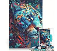 Jigsaw Puzzle1000 Pieces The Attentive Jaguar Toy Wall Decor Birthday Present Unique Gifts for Birthday And Christmas 50x75cm