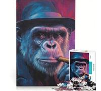 Jigsaw Puzzle1000 Pieces The Coolest Chimp in Town Toy Wall Decor Birthday Present Unique Gifts for Birthday And Christmas 50x75cm