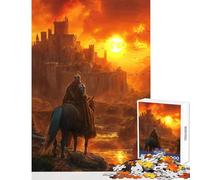 Jigsaw Puzzle1000 Pieces The Kingdom's Twilight Educational Toy Great Gift for Games Family Game Improving Love between Couples Size 38x26cm
