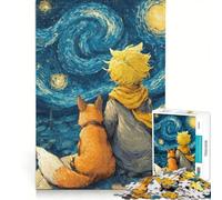 Jigsaw Puzzle1000 Pieces The Little Prince And Fox Stargazing Toy Wall Decor Birthday Present Unique Gifts for Birthday And Christmas 50x75cm