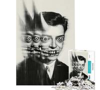 Jigsaw Puzzle1000 Pieces The Watcheful Devil Brain Intelligence Challenge Addictive Toys Hands-on Game Birthday Present Secret Santa Gifts (Size 38x52cm)